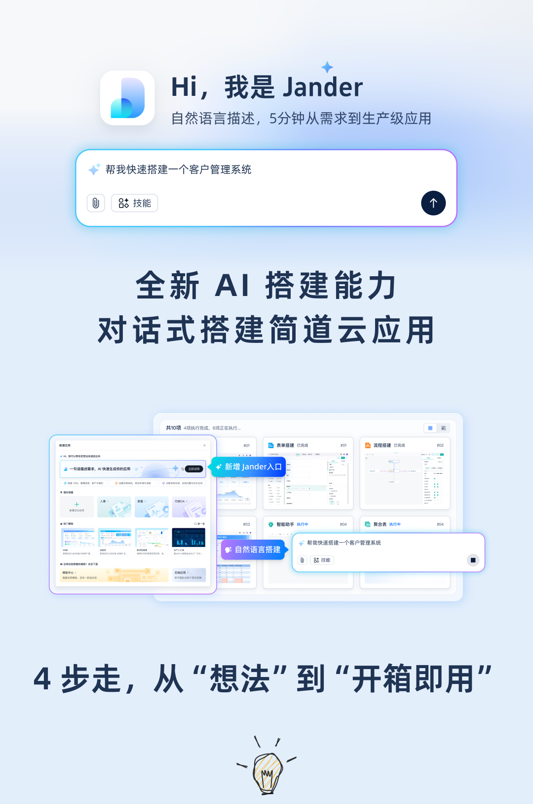 Jander 理解业务需求给出结构草案